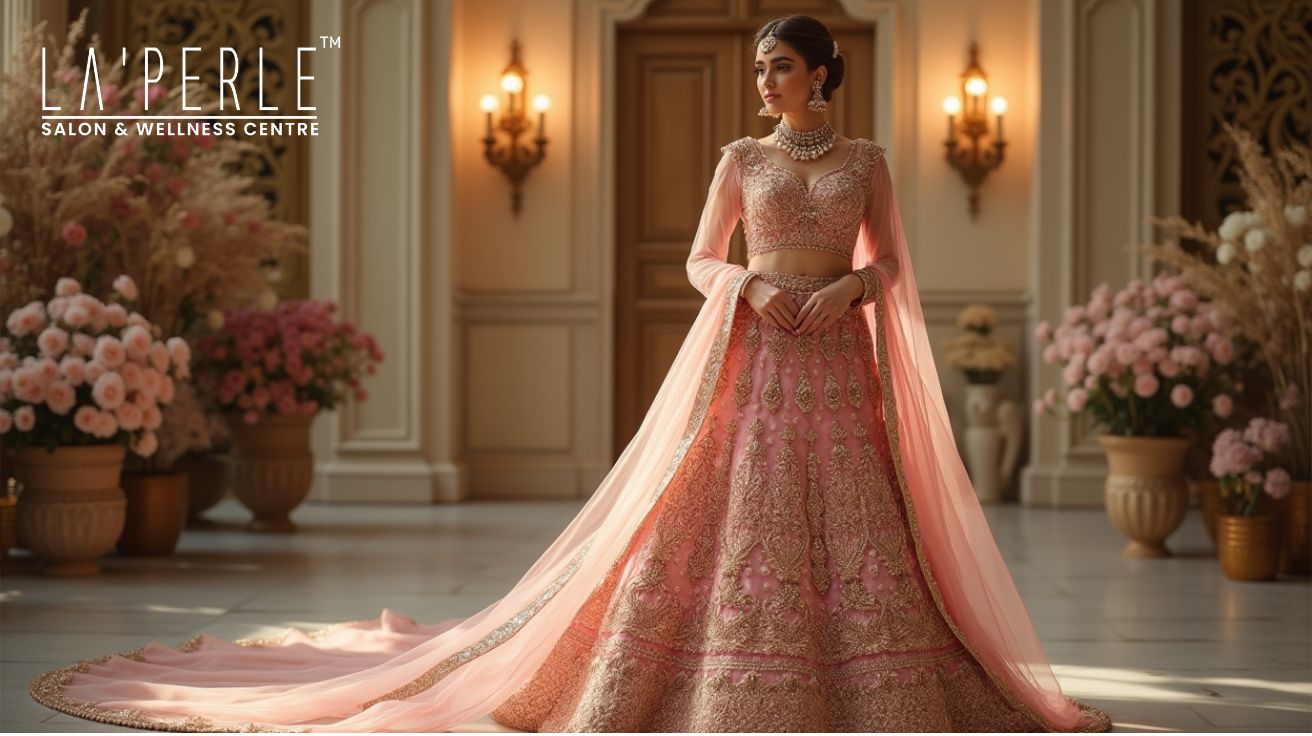 Pink Bridal Lehenga