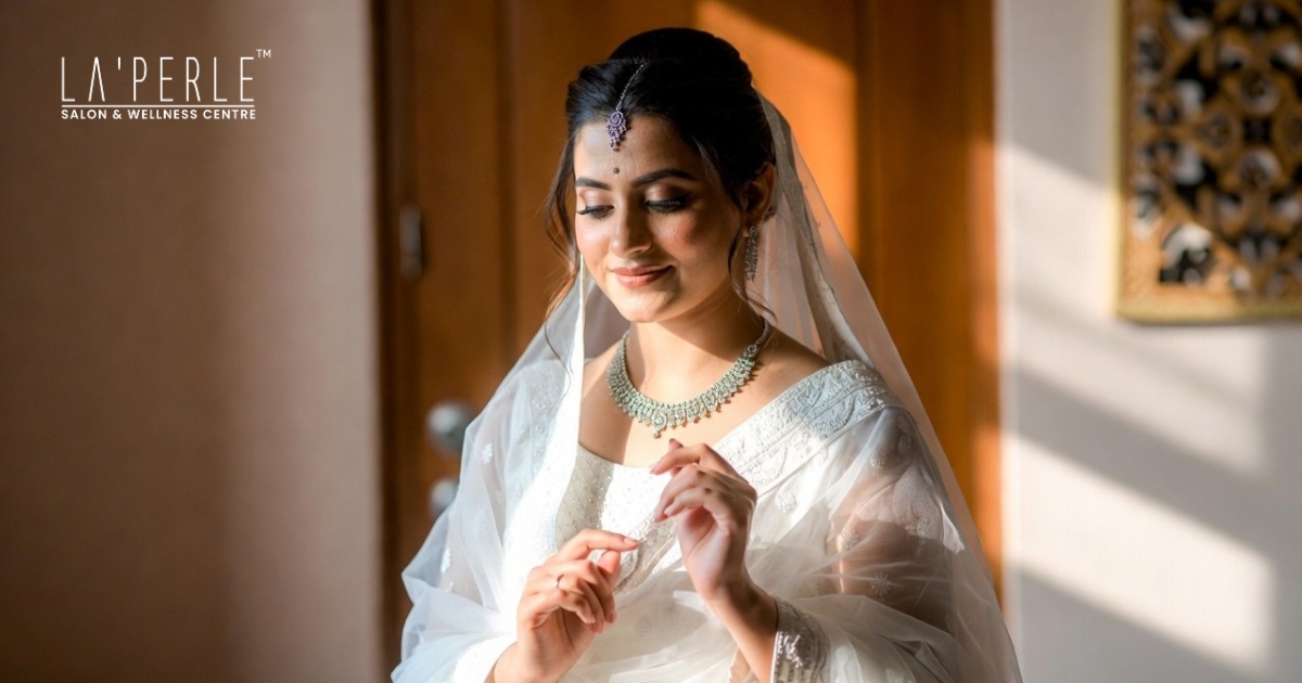 Bridal makeup artist preparing bride for wedding ceremony in Delhi
