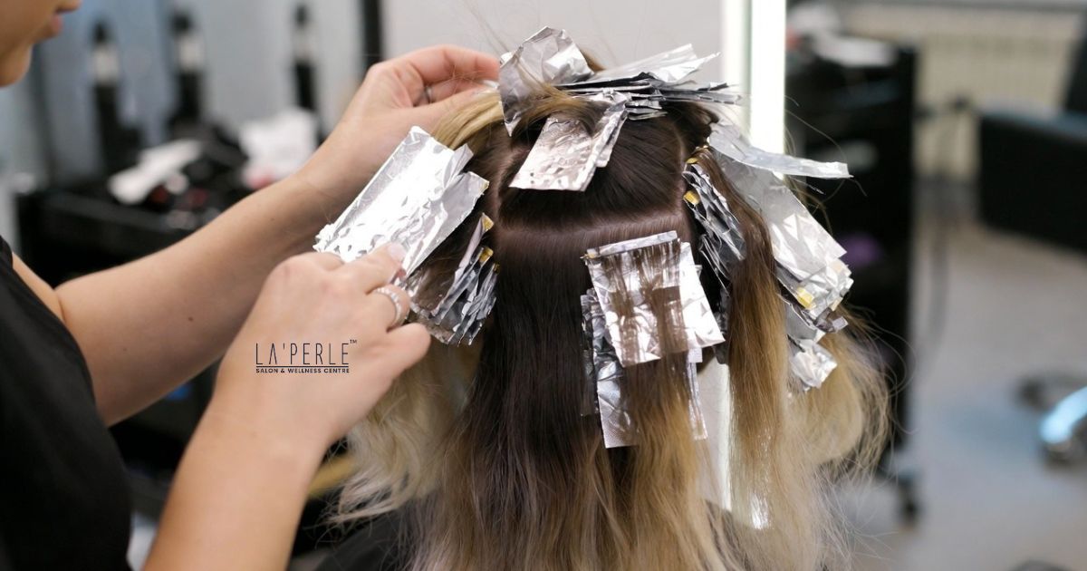 Global hair color service for women in Delhi